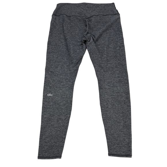 ALO YOGA Heathered Gray Activewear 7/8 Leggings Womens Size Small - Picture 4 of 5